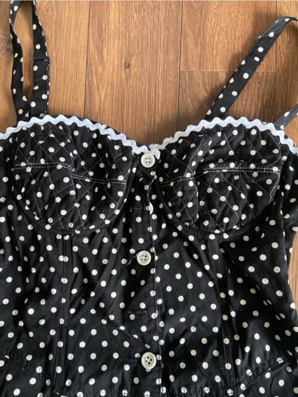 Betsey Johnson polka dot dress - Picture 2 of 6